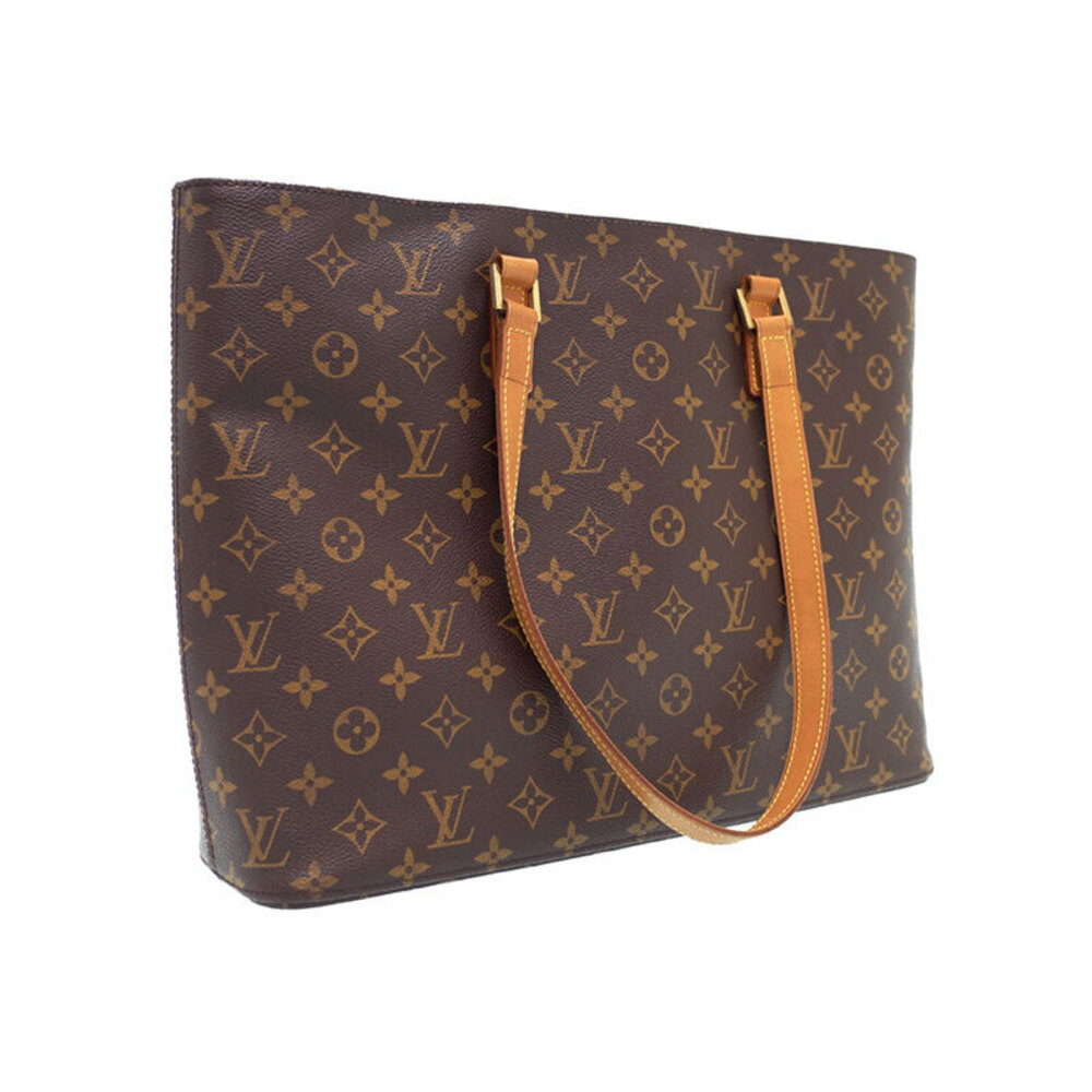 Louis Vuitton Luco Bag Tote Monogram Brown